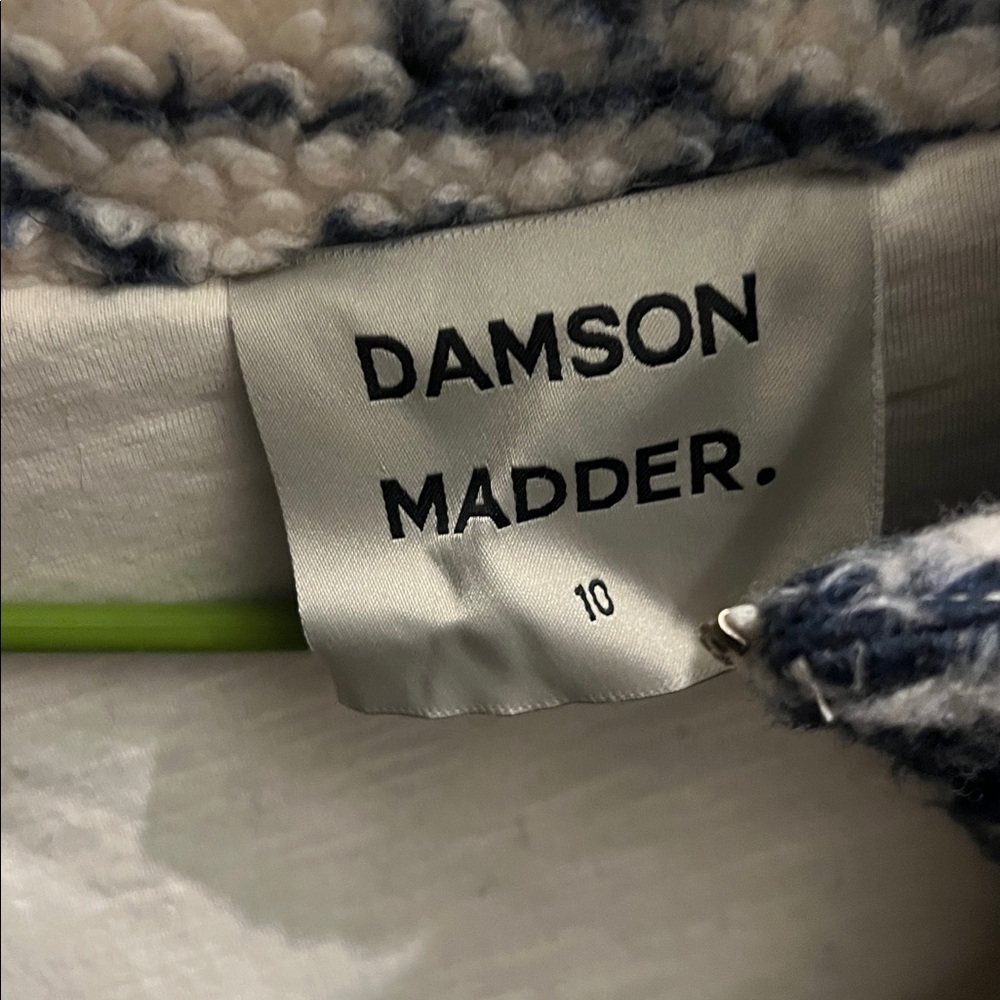 Damson madder Ingrid borg bow fleece jacket - Picture 8 of 11